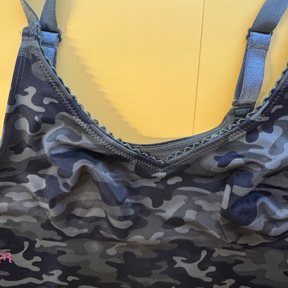 Ruby Ribbon Camouflage Bra